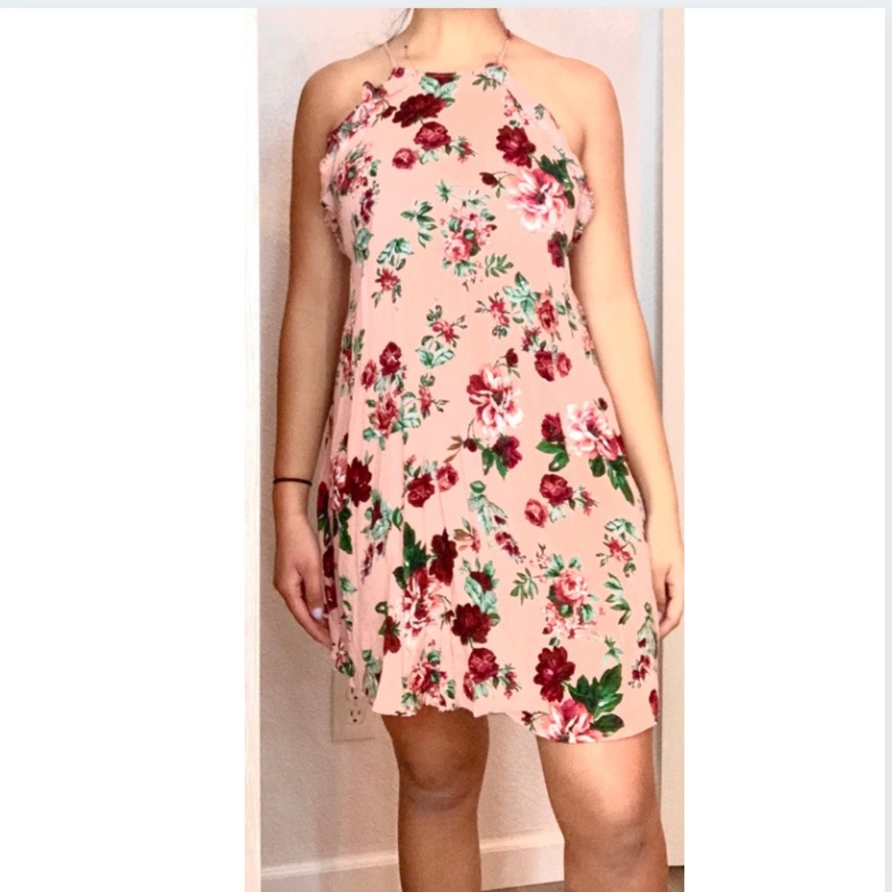 Pink flower dress!